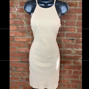 SHEIN tan mini dress
